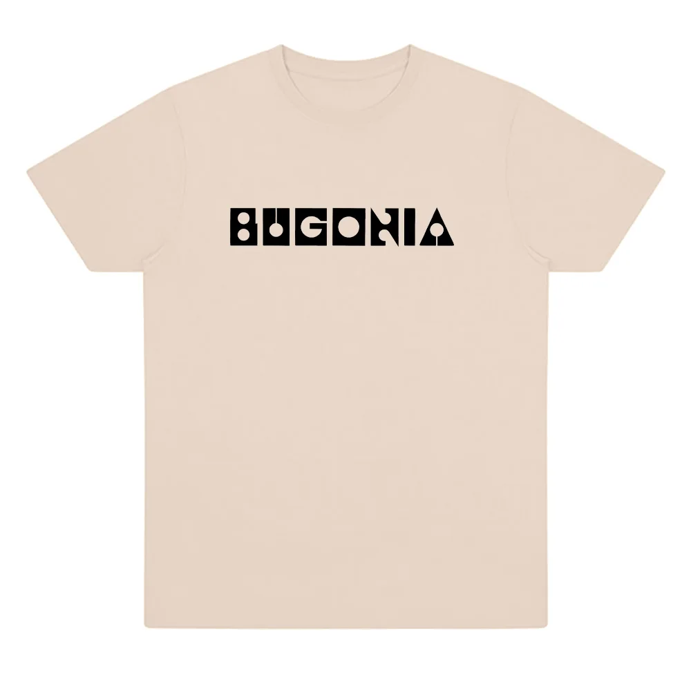 Bugonia Logo Merch T-shirts Mannen/vrouwen Mode Kleding Zomer Ronde Hals Korte Mouw Katoen Hoge Kwaliteit Comfort Tee Grafische Top