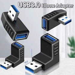 90 270 Degree Angle USB 3.1 Connector Adapter Male to Female Left Right Up Down Angle USB to USB3.1 Adapter Extension Converter