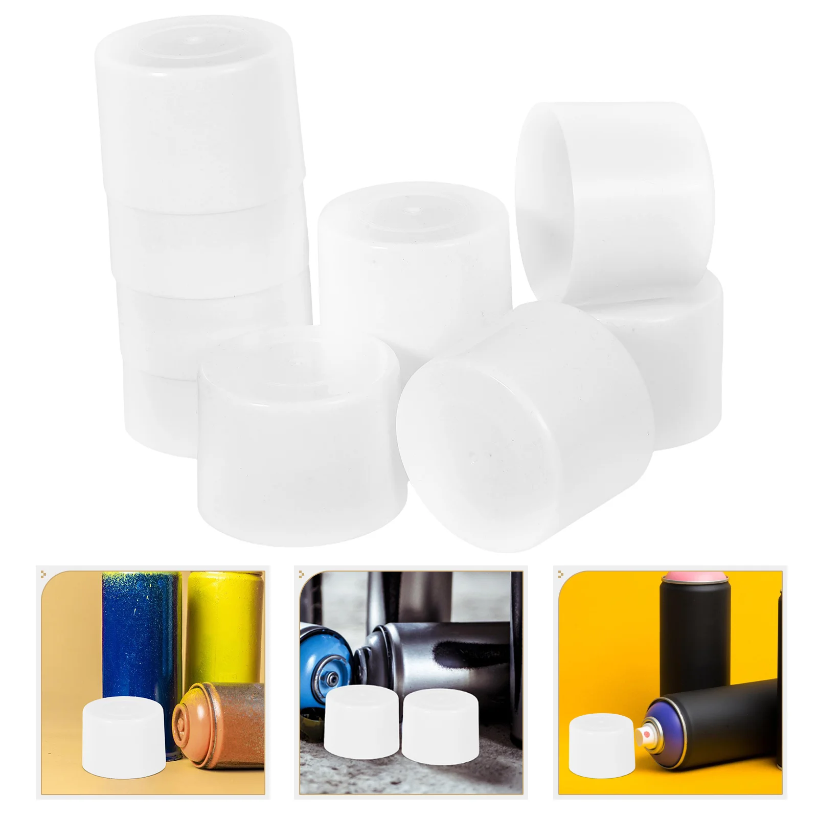 

10 Pcs Spray Paint Can Cap Double Layer Cover Nozzle Lid Detergent Caps Wide Compatibility Enhanced Efficiency