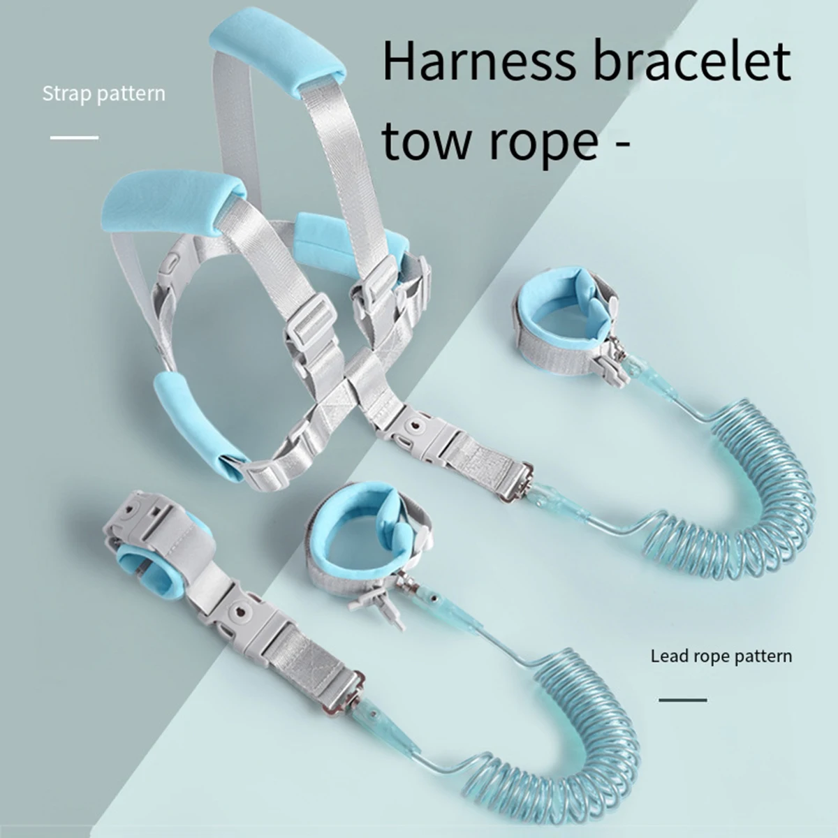 Children\'s anti-lost lead rope strap bracelet 2-in-1 anti-lost artifact anti-wandering anti-running children anti-lost rope