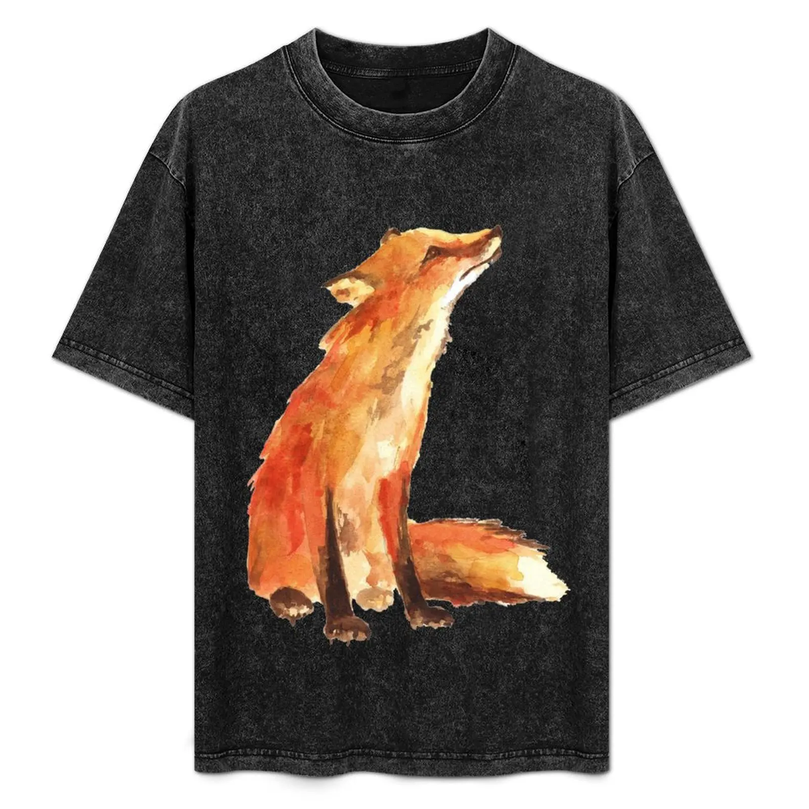 

Fox T-Shirt Casual Loose Fit Summer Tee Shirt