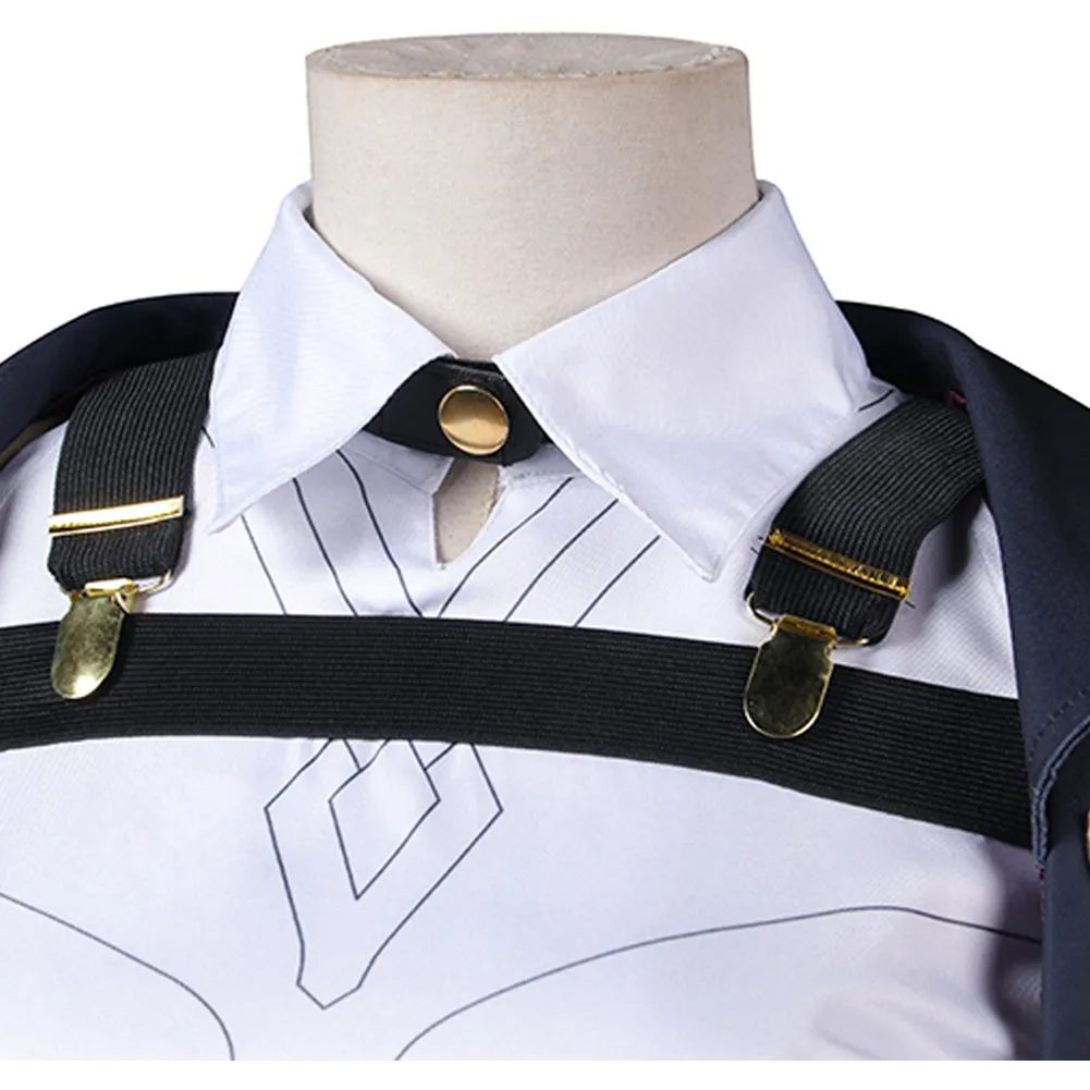 Honkai: 스타 레일 Bailu Kafka 코스프레 의상 풀 세트, 할로윈 카니발 파티 변장 정장, 성인 여성 남성 역할 놀이