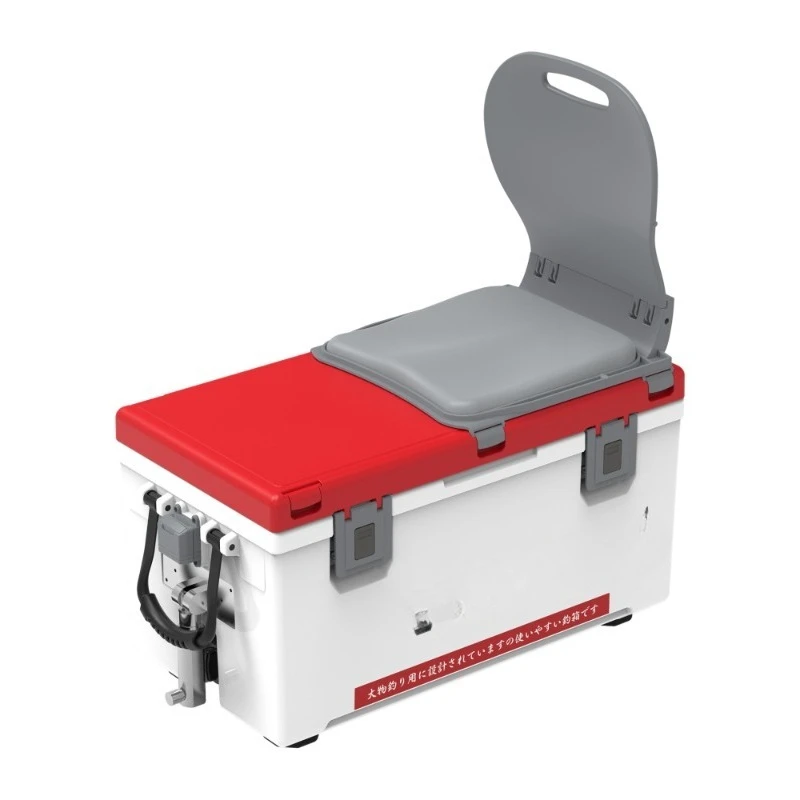 

a full set of seat cushions, a full set of batteries, and a multi-functional special fishing box for black pits.