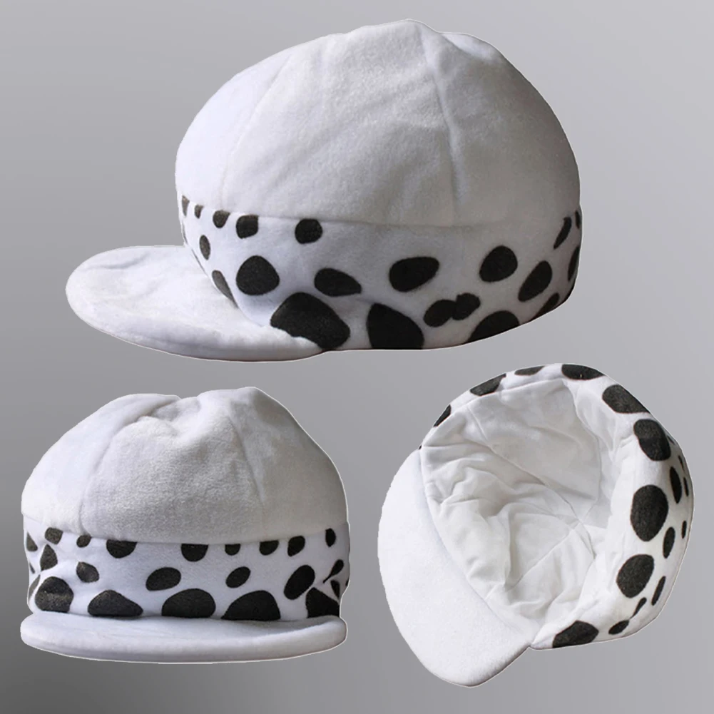 Trafalgar Law-gorras de béisbol de una pieza, accesorio de disfraz de fantasía, accesorio de fiesta de disfraces, Cosplay de Anime, Invierno