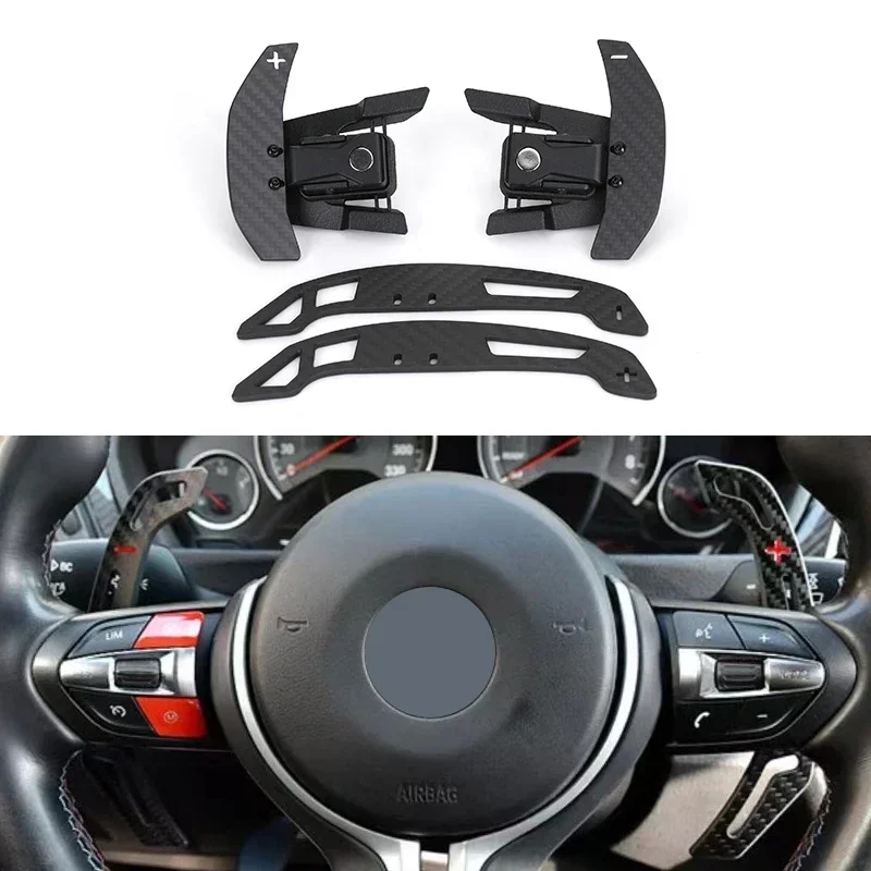 

Carbon Fiber Steering Wheel Extension Shifter Paddle for BMWs F10 F20 F30 F31 F80 F82 F87 F90 E70 E60 E90 M2 M3 M4 M5