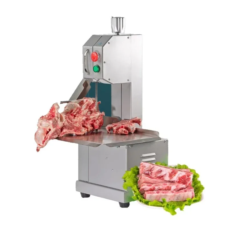 Beef, fish and chicken slaughtering equipment, meat processing and preparation machine, meat bone cutter