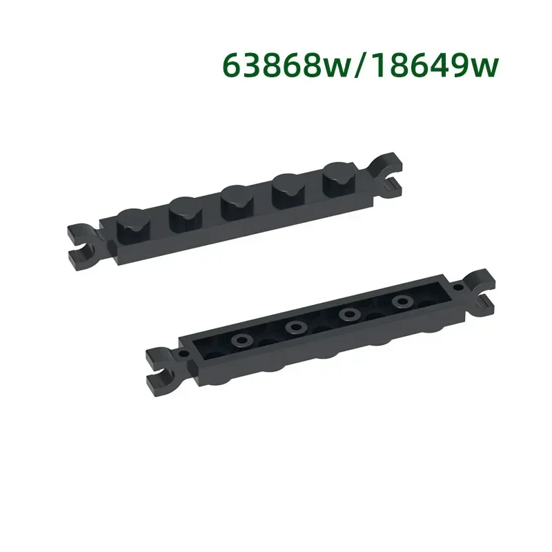 

MOC 10PCS Bricks 18649W 63868W Plate 1x5 Board Building Blocks Special Double Ended Cross Fork 5 Holes Particle Toys Kid Gifts