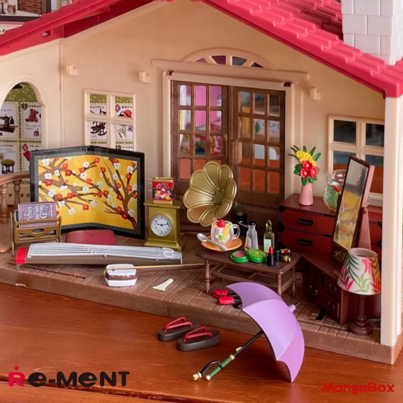 

RE-MENT миниатюрная модель сцены, современная девушка, повседневная жизнь, слепая коробка, романтическая история, чат, имитация дисплея, модная игрушка