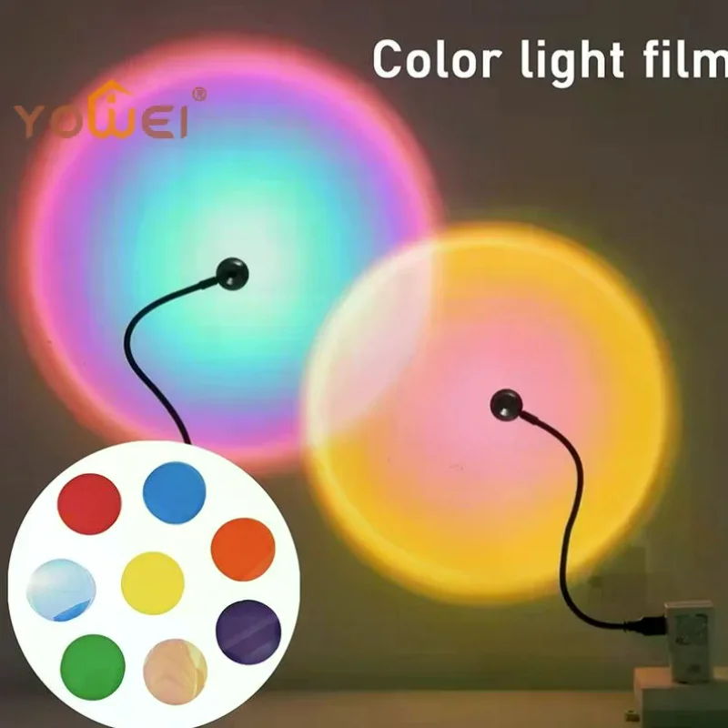 Lighting Color Changing Film Self Adhesive Warm Light Lamp Cover Quick Upgrade for Cozy Room Decor 5/10pcs