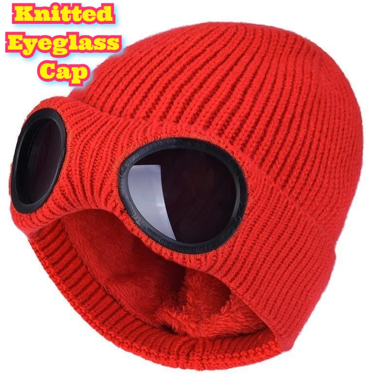 

Knitted Beanie Hat Warm Ear Flap Fleece Lined Unisex Ski Outdoor Winter Thermal Insulated Rolled Brim Fashion Cap Cold Weather