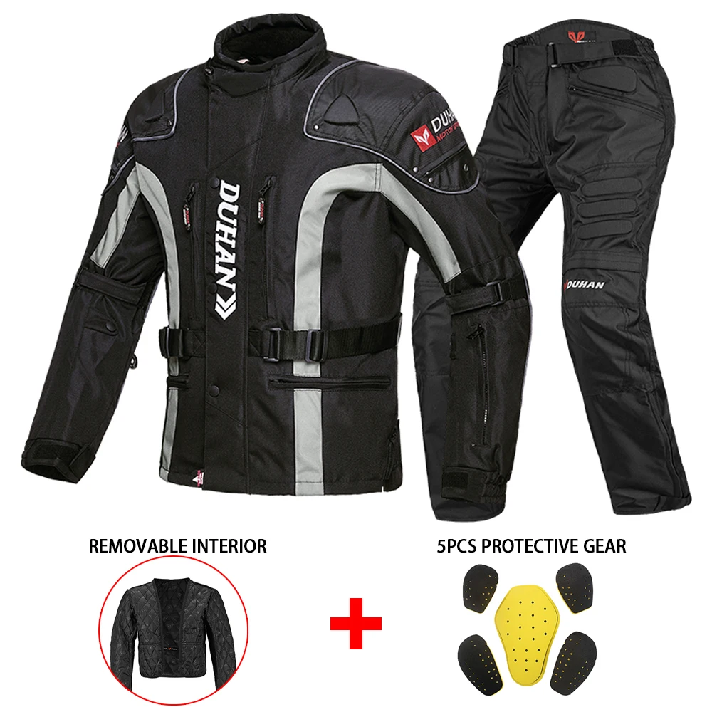 

Four Seasons Motorcycle Jacket Men Anti-fall Motocross Pants Windproof Outdoor Motorbike Racing Protective Gear Moto Clothing