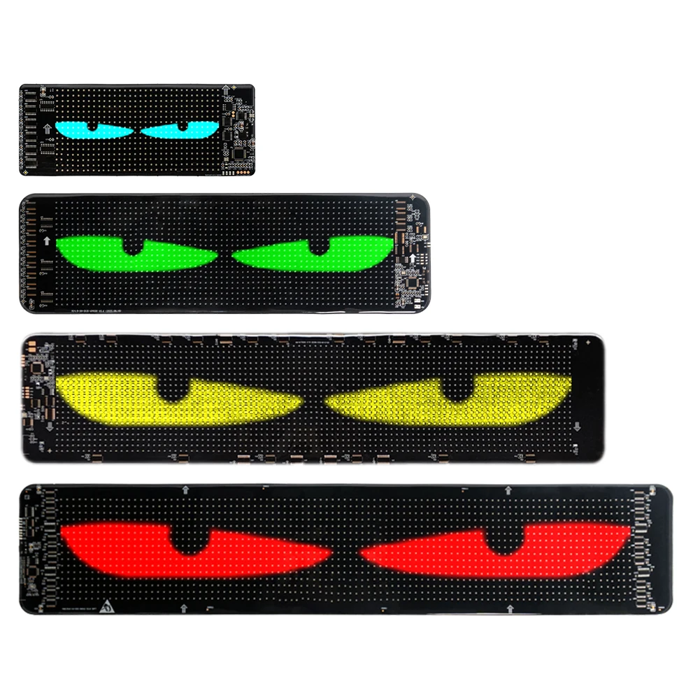 Devil Eyes LED Panel Light Remote Control LED Matrix Pixel Panel Night Light LED Demon Eyes Flexible Display Screen for Trucks