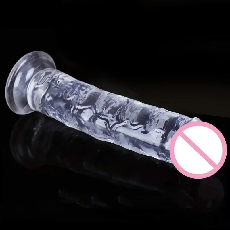 Transparent Soft Jelly Dildos Strong Suction Cup Female Anal Masturbator Clitoral Stimulator Big Dick Lesbian Women Sex Toys 18+ - Image 3