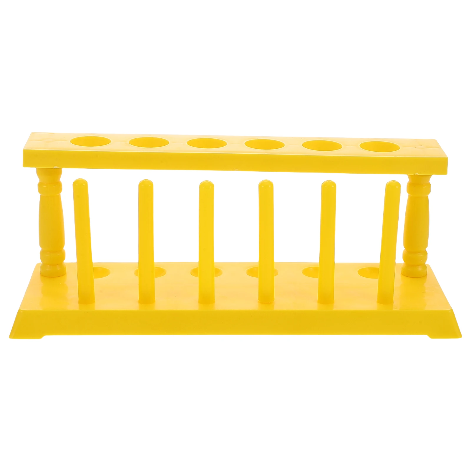 

Plastic Test Tube Rack Material Easy Clean Surface Portable Structure Standard Teaching Equipment Sample Tubes