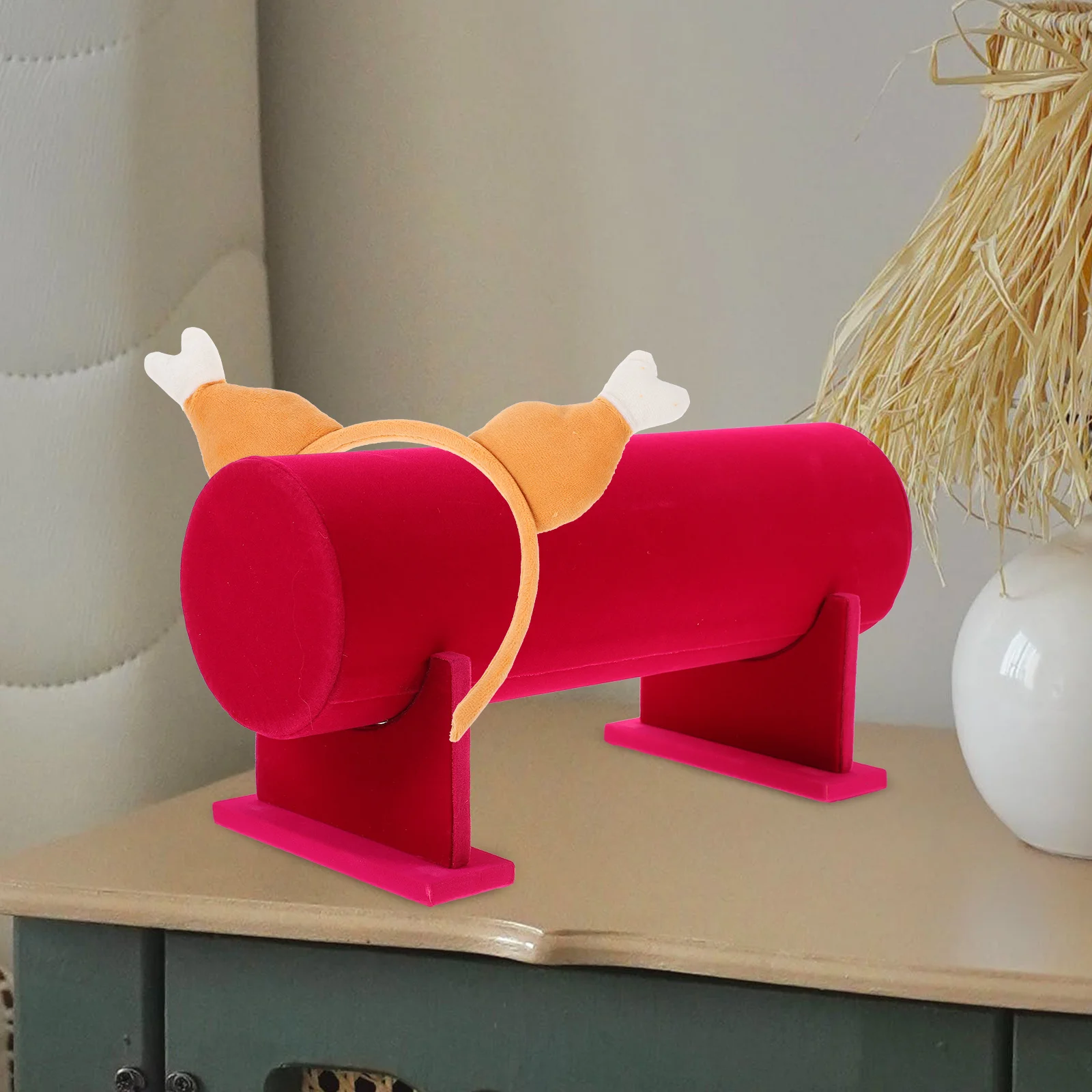

Sturdy Holder Display Stand Organizer For Home Store Use Durable Hair Accessories Rack Space-Saving Countertop Dresser Stand