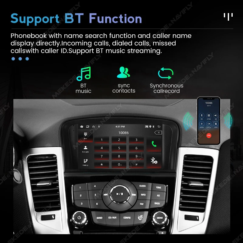 Car Radio Android 13 Multimedia Video Player For Chevrolet Cruze 2008 - 2014 Navigation Stereo Car Multimedia Player Carplay DVD