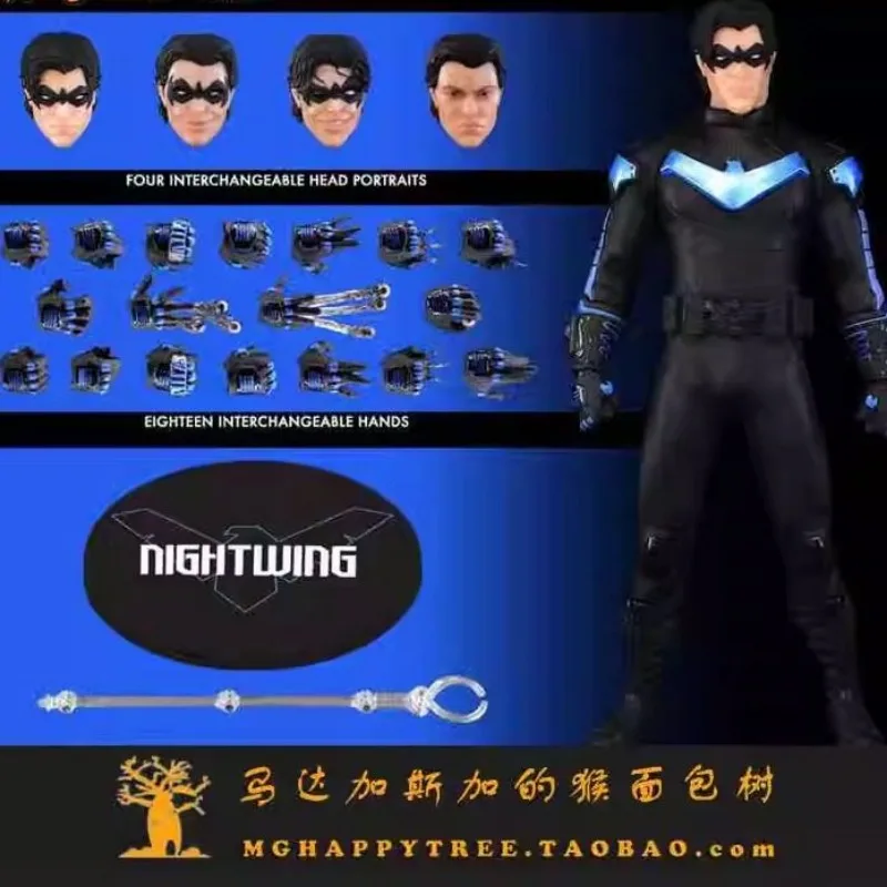 スポット メズコ バットマン アニメーション ナイトウィング 6インチ ドール フィギュア