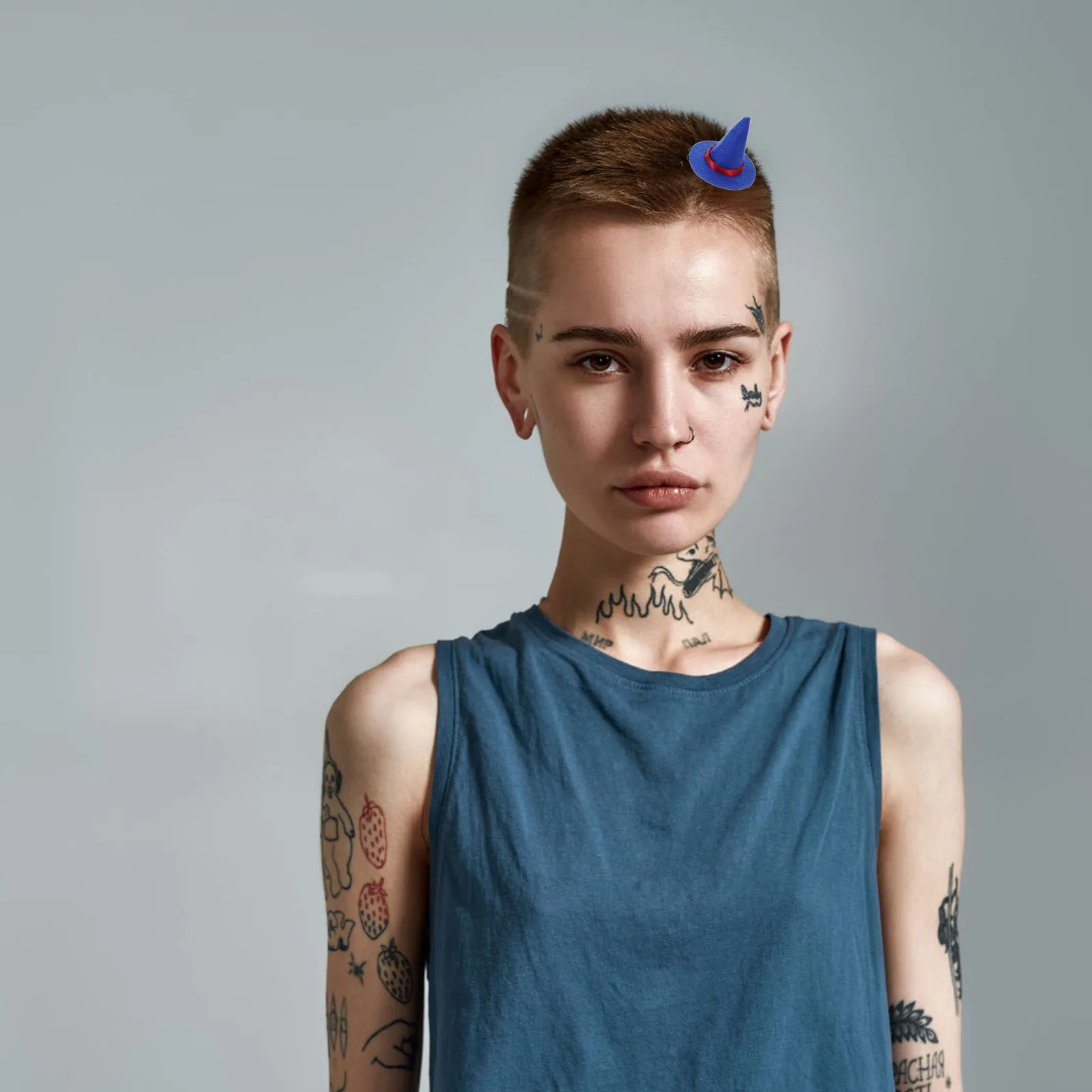 

4 шт., шляпа ведьмы, заколки для волос, мини-хэллоуин, крошечные шляпы ведьмы для костюмированной вечеринки, заколка для волос, акцент, мини-шляпы на Хэллоуин