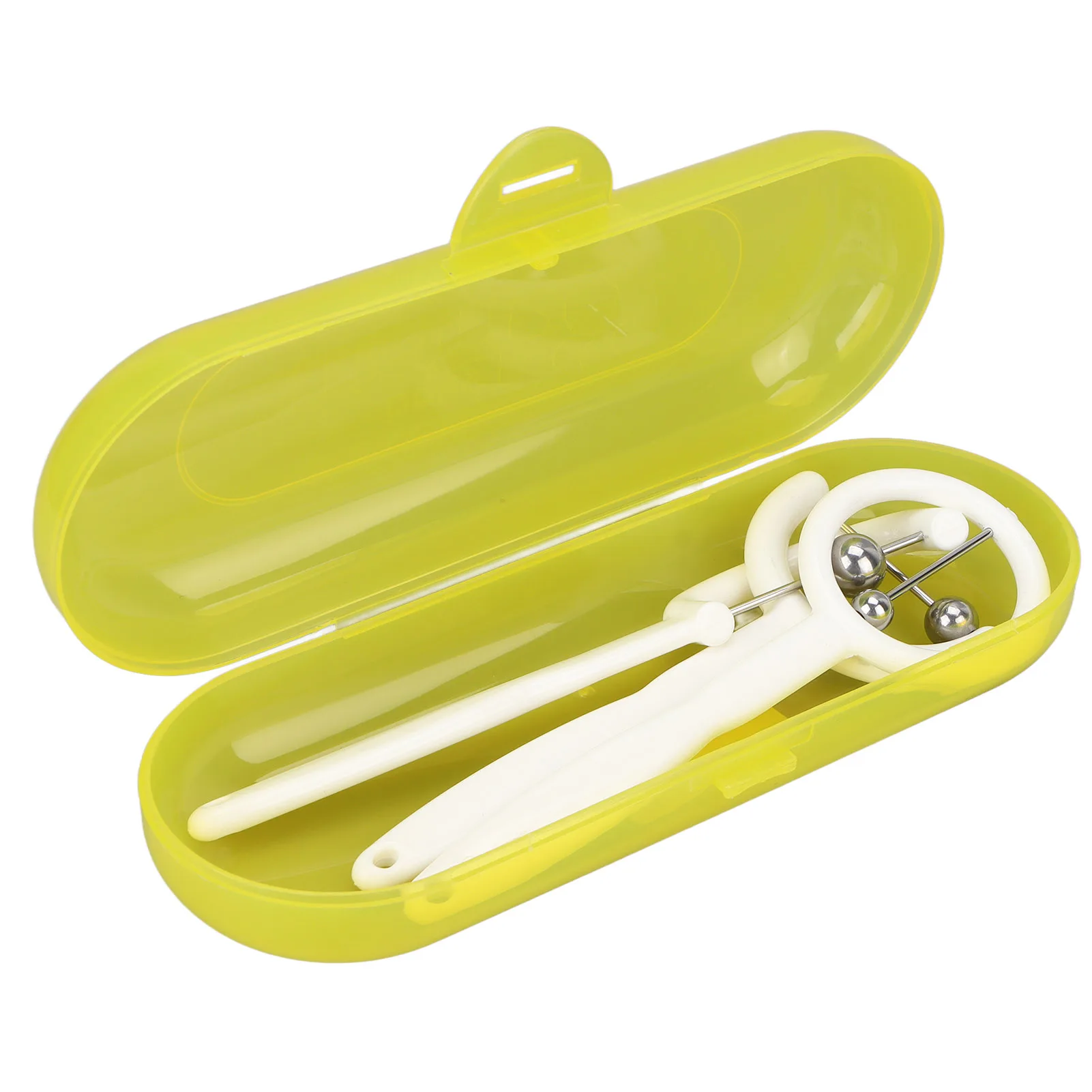 Tongue Tip Exercise Set 304 Stainless Steel Balls Oral Muscle Strength Tongue Training Tools White Tongue Tip Exercise Set