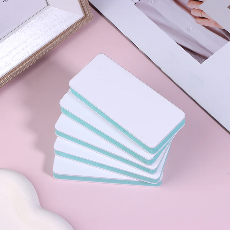 

5Pcs Double Sided Sanding Sponge 600# & 3000# Grit Multifunctional Reusable Hand Sander Blocks For Watch Strap Nail Polishing