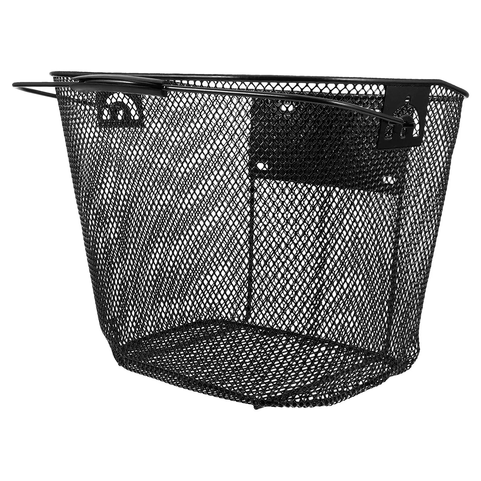 

Быстросъемная металлическая передняя корзина для велосипеда, большая вместимость, съемный держатель для хранения на руль, удобство для велопрогулок