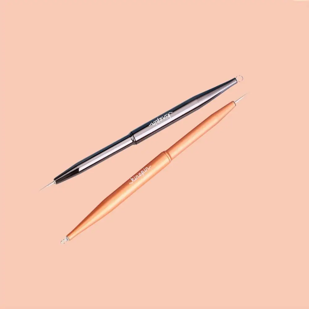 Stainless Double-Head Blackhead Remover Whitehead Squeeze Extractor Pimple Popper Tool Acne Blemish Needle Pore Cleaner Needles