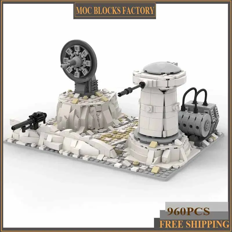 Star Movies Model Moc Building Bricks Military Artillery Battery Technology Modular Blocks Gift Christmas Toys DIY Sets Assembly