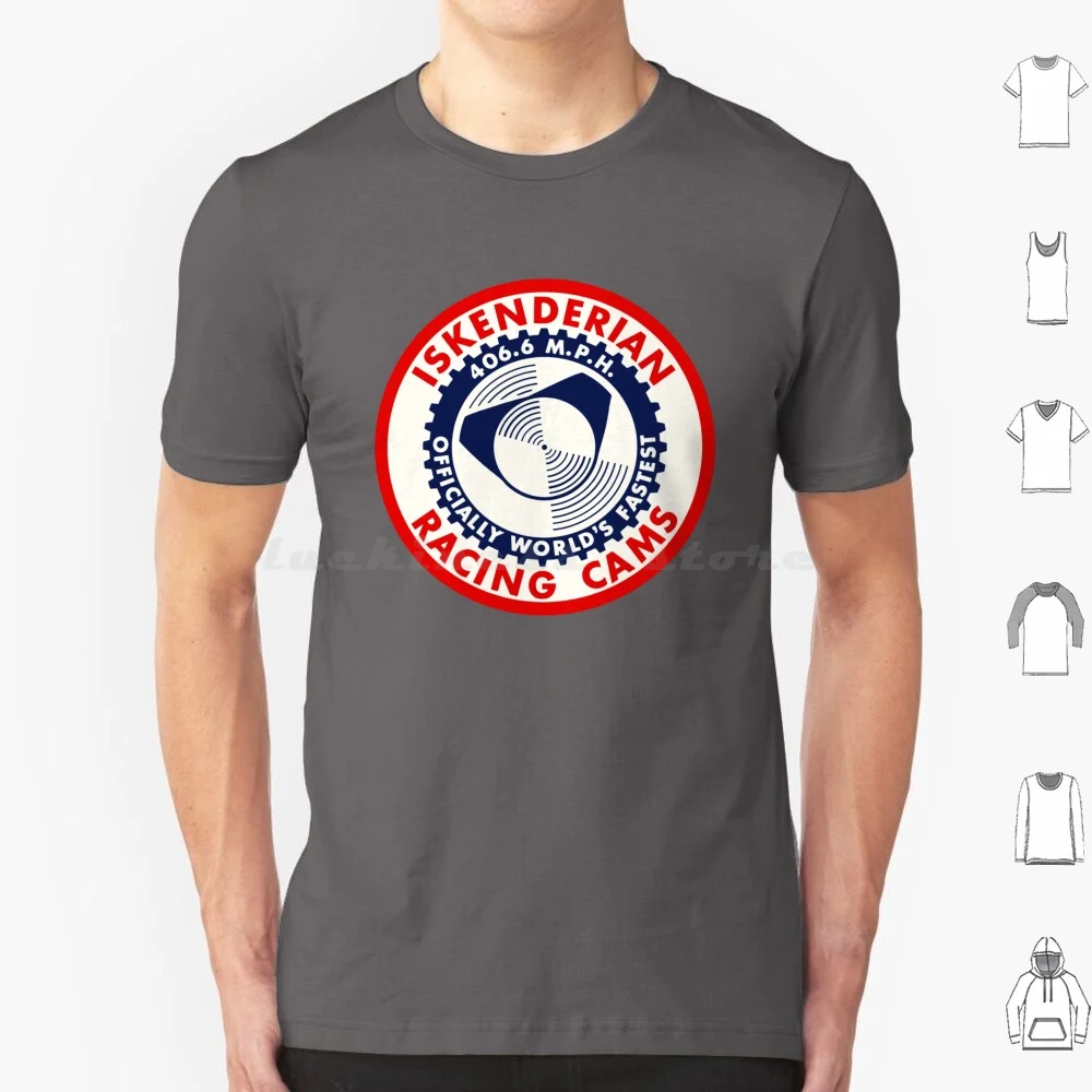 Isky Iskenderian Racing Cams Camiseta del mundo Algodón Hombres Mujeres DIY Impresión Isky Iskenderian Racing Cams Mundos
