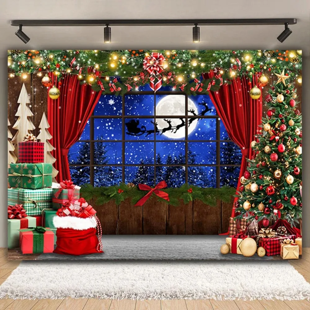 Weihnachten Kulissen Winter Schneeflocke Weihnachten Fotografie Hintergrund Weihnachten Hintergrund Weihnachten Dekor Geschenk Foto Hintergrund