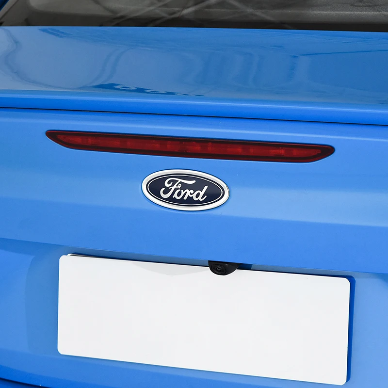 ABS سيارة الجبهة مصبغة الخلفية الجذع شعار شعار ملصقات لفورد فوكس مونديو حافة Ecosport الحارس فييستا فيوجن كوغا اكسسوارات