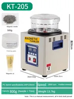 KT186 220V Electromagnetic magnetic polishing machine metals Polisher Di-amond Jewelry Polishing Tumbler grinding machine