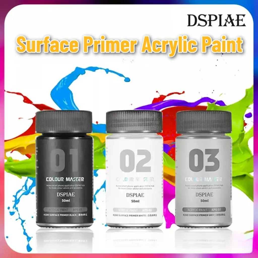 

DSPIAE APS Surface Primer, акриловая краска, 50 мл, сборка, ремонт модели, распылительный пигмент для модели Gundam, строительные инструменты, хобби, сделай сам