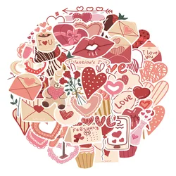 10/30/58Pcs Valentine's Day Love graffiti Stickers For Suitcase Laptop Luggage Fridge Phone Car Styling