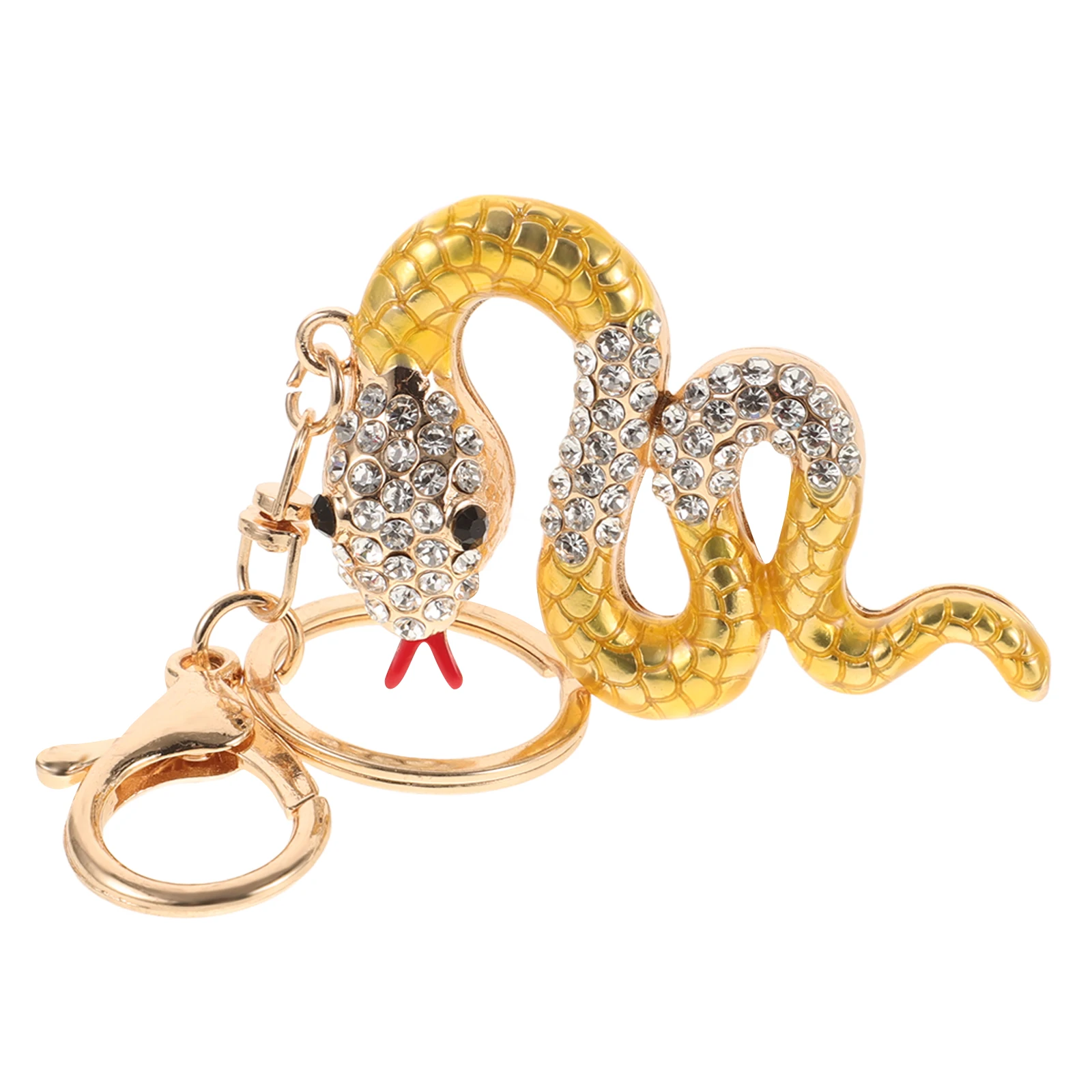 

Snake Keychain Zodiac Animal Charm Cool Keychains for Women Year of Snake Pendant Metal Feng Shui Gift