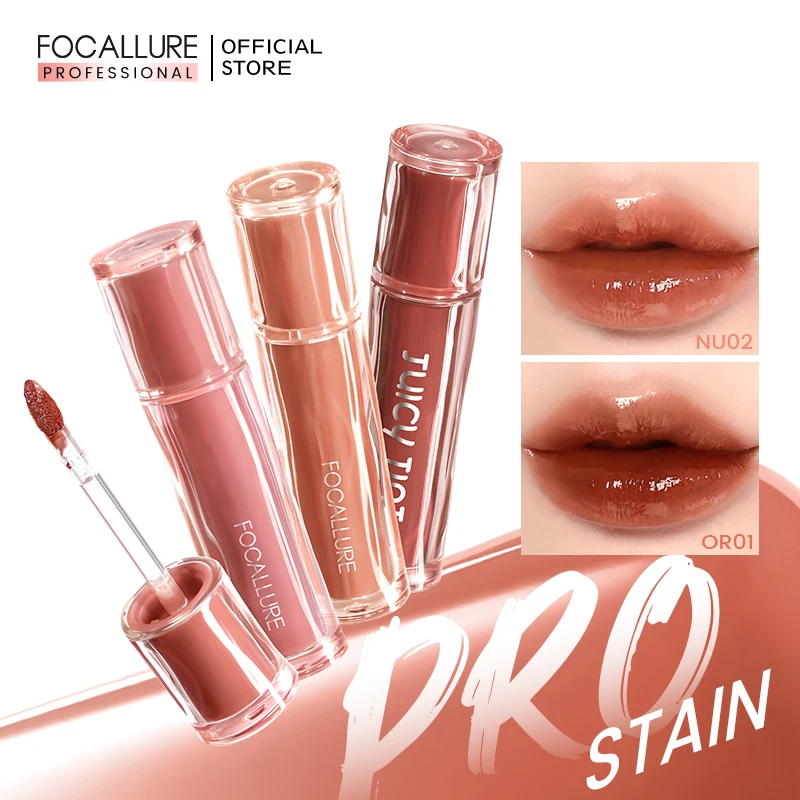 FOCALLURE 8 Colors Mirror Lip Glosses Moisturizing Long Lasting Nonstick Cup Liquid Lipstick Plumper Lip Tint Makeup Cosmetics