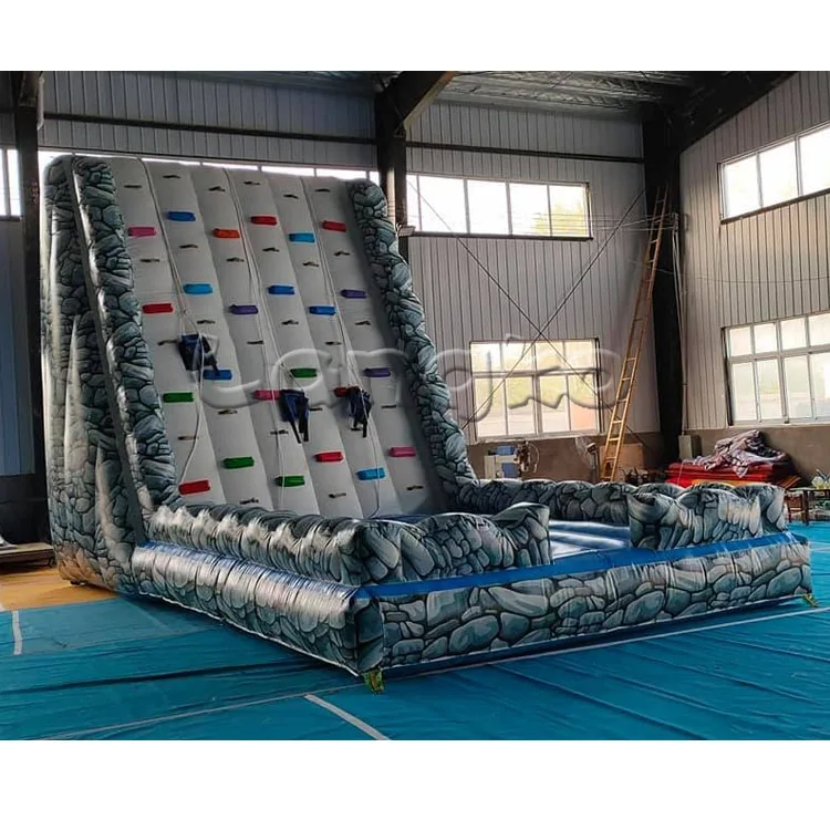 

Outdoor Play Commercial Kids Inflatable Rock Climbing Wall for Sport Game