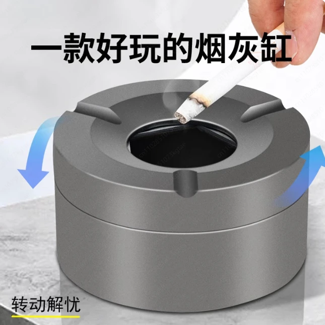 

Пепельница из нержавеющей стали с крышкой, креативная высококачественная ниша, мужской подарок