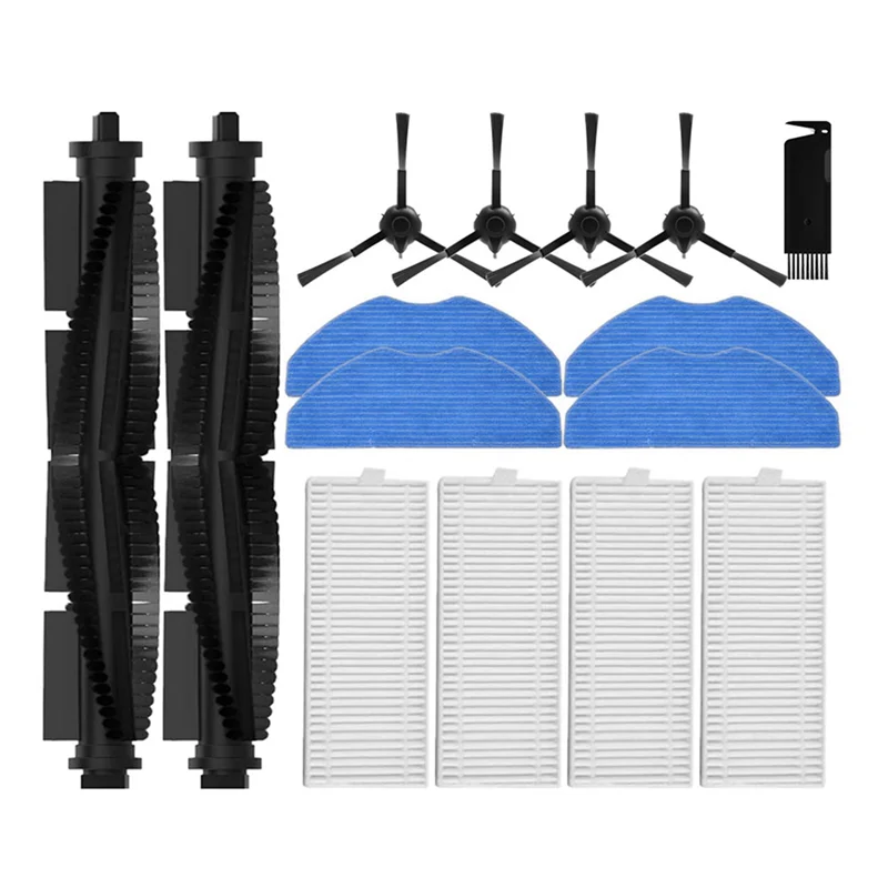 Untuk 360 S8/S8 Plus Robot penyedot debu pengganti suku cadang Aksesori sisi utama sikat Hepa Filter kain pel