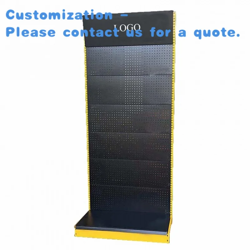 

custom.Xingye Factory Custom Size Color Black Gondola Display Racks Grocery Store Shelf