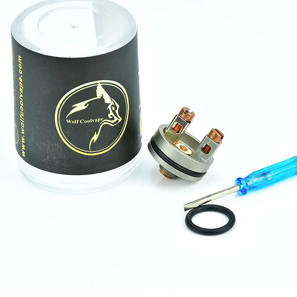

Wolfcoolvape vape deck Avid Lyfe The VP Two Post SS 20 мм Колода для Avid Lyfe ModFather Cap