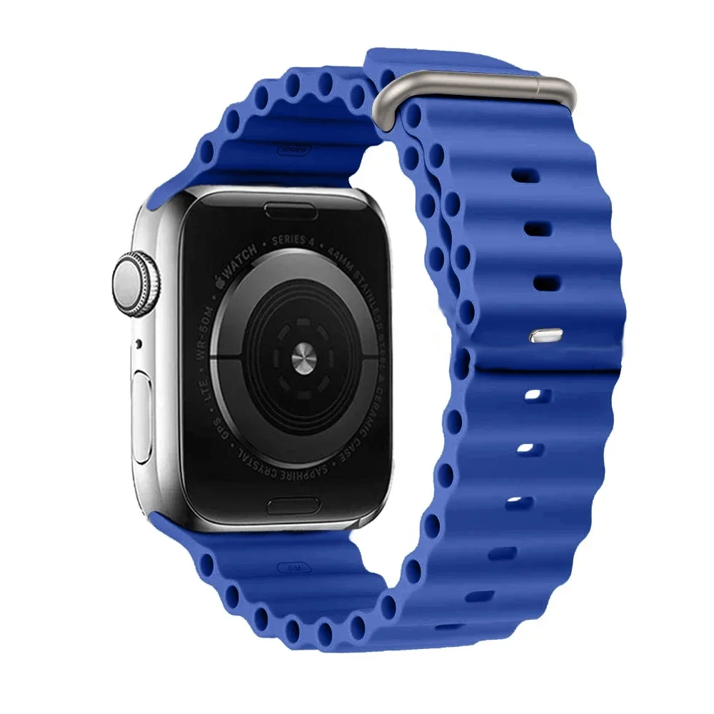 Ocean Band for Apple Watch Ultra Strap 46mm 49mm 45mm 44mm 42mm 41mm 40mm Metal Bracelets iwatch SE series 10 9 8 7 6 5 4 Ultra