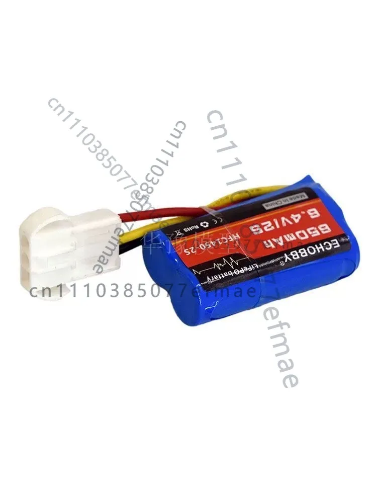 1x for RC Car Speed Boat 6.4V 2S 650mAh LiFePO Battery EL4.5-3P female P-TO-R