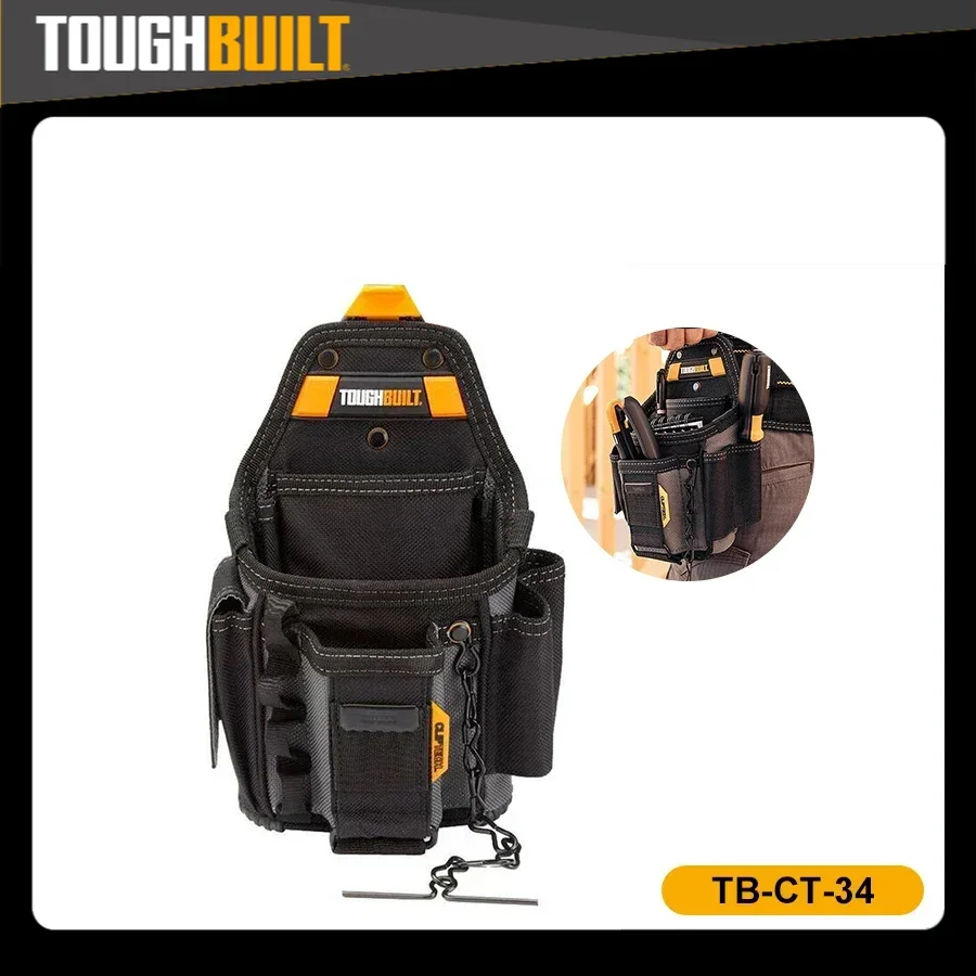 TOUGHBUILT TB-CT-34 Small Electrician Pouch Multi-functional Portable Sturdy and Durable Storage Toolkit  makita