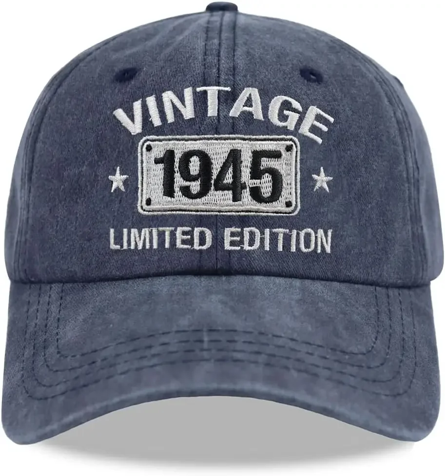 Vintage hat 1954 1953 1952 1951 1950 1949 1948 1947 1946 1945 Limited Edition Embroidered Baseball Cap Men Woman Outdoor Custom