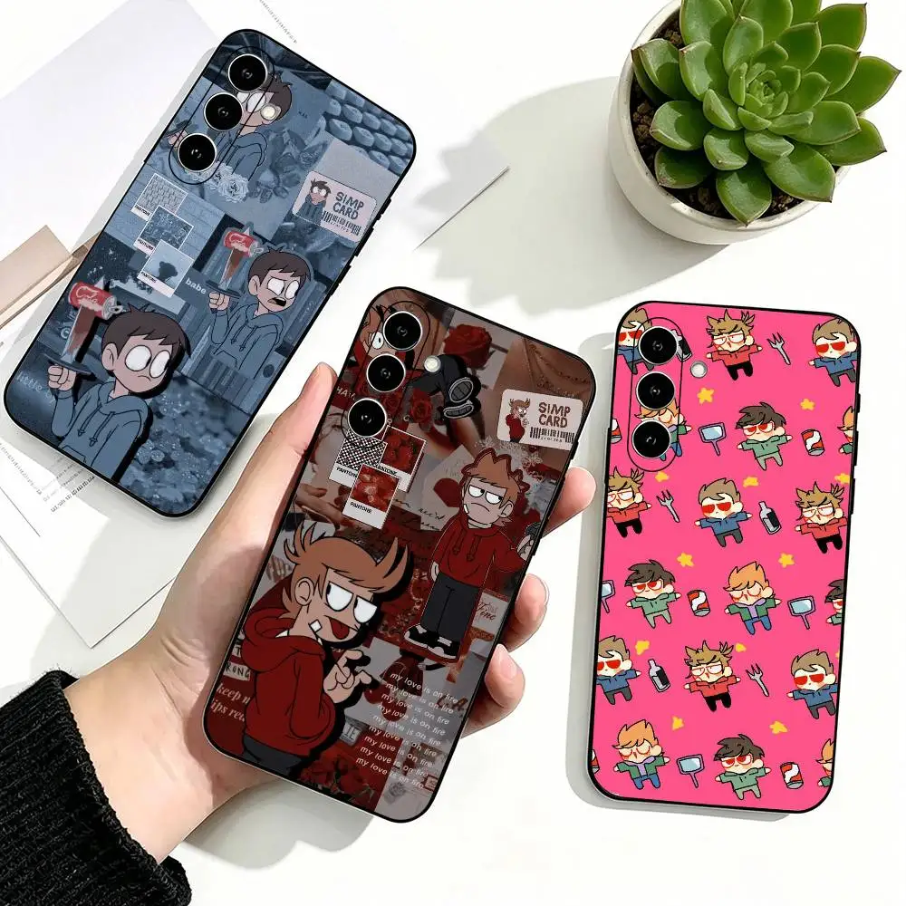 Hot Cartoon Eddsworld Tom Matt Tord Phone Case Silicone Soft For Samsung Galaxy A73,A72,A71,A70,A53,A52,A51