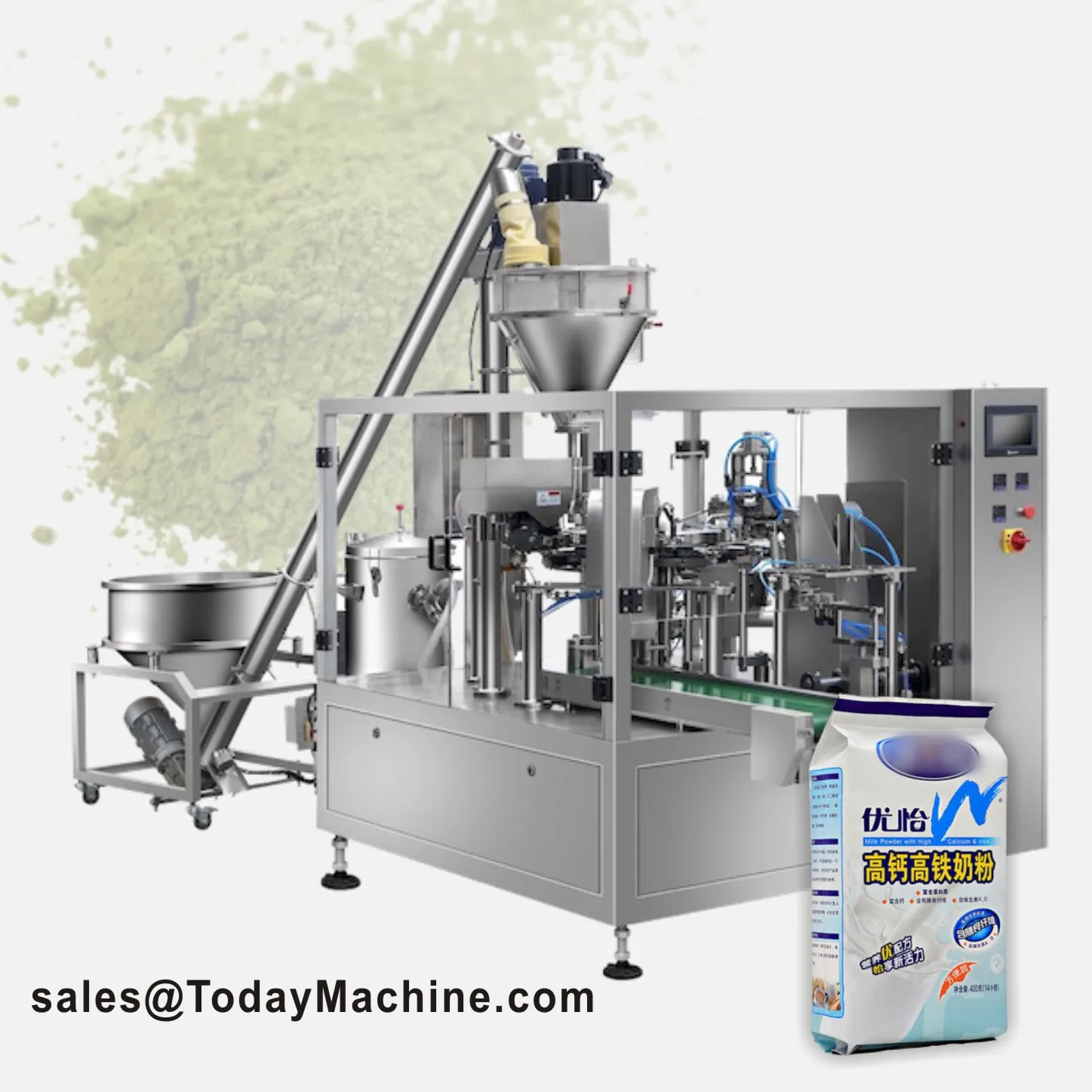 Full Automatic Powder Filling Machine Production Line for Toner Bottle Line