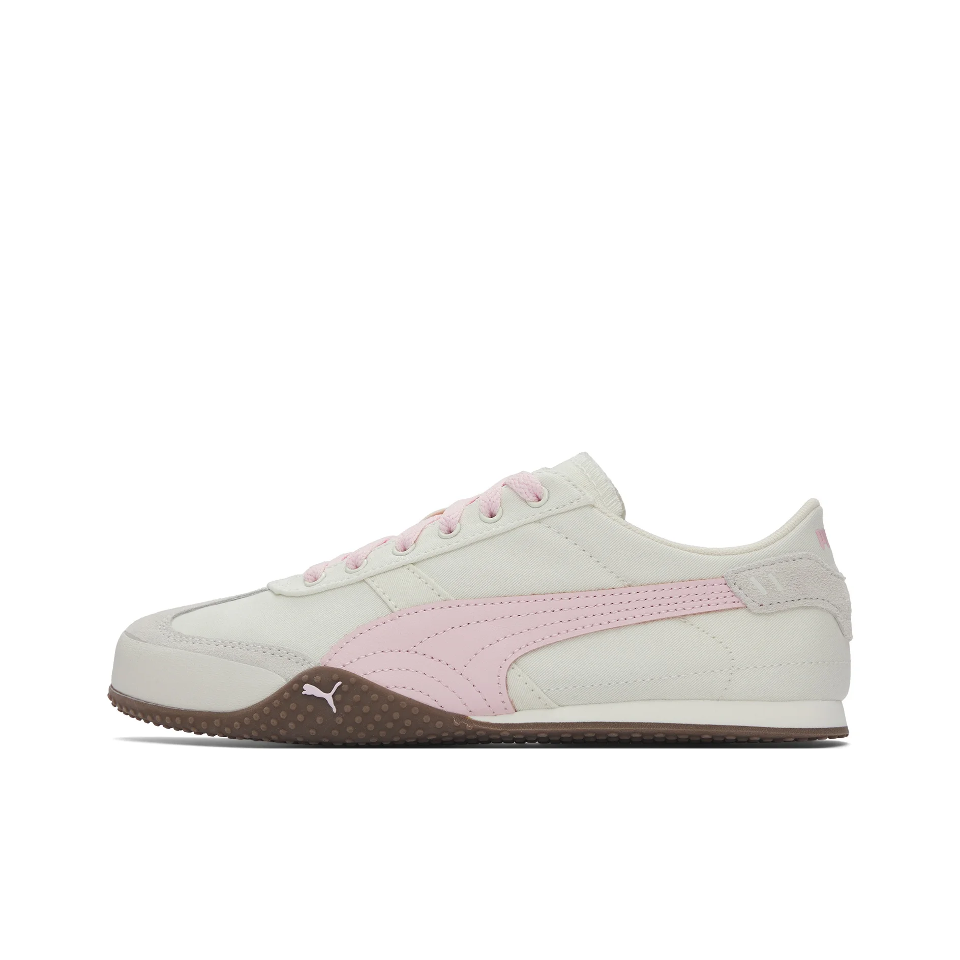 PUMA Bella UT Wear resistant And Lightweight Low top Casual Shoes Unisex White Pink 403492-02