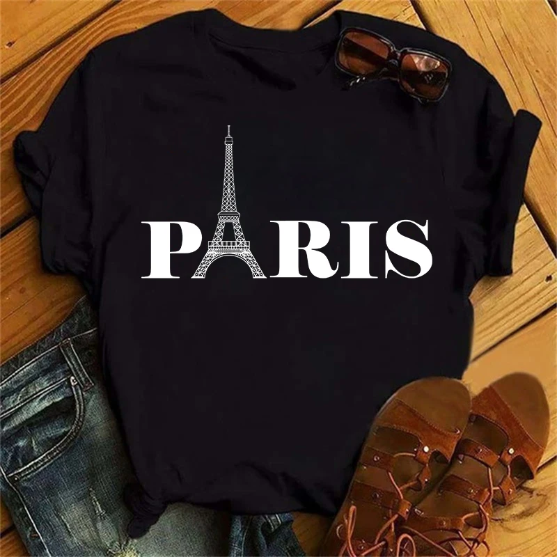 2023 Letter Print Women T-shirt Hip-Hop Cotton T-shirts O-neck Summer Female Causal Tshirts Fashion T Shirt For Women Clothing