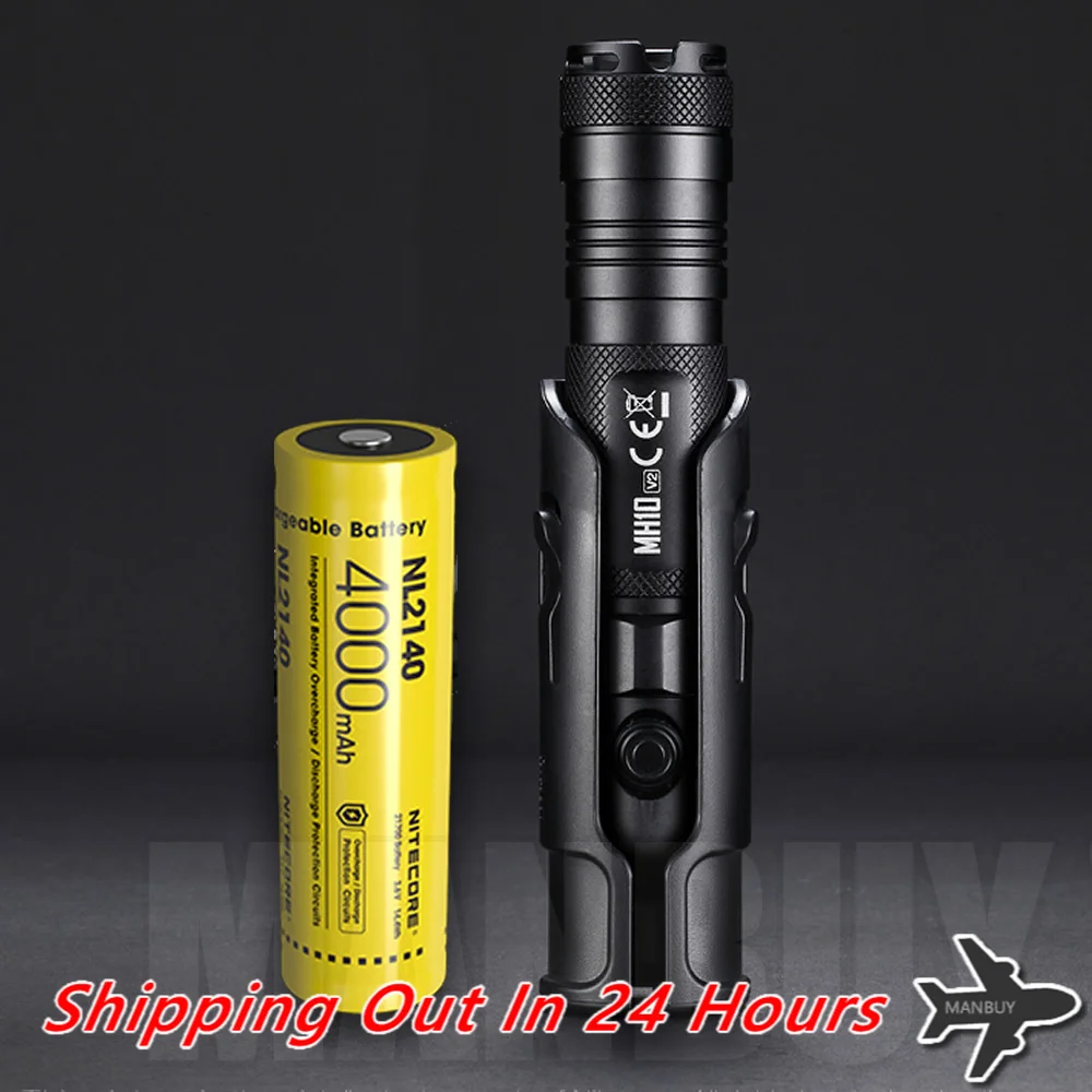 

2024 NITECORE MH10V2 1200LM CREE XP-L2 V6 LED EDC Flashlight Included 21700 Battery USB-C Rechargeable 18650 Torch Wholesale