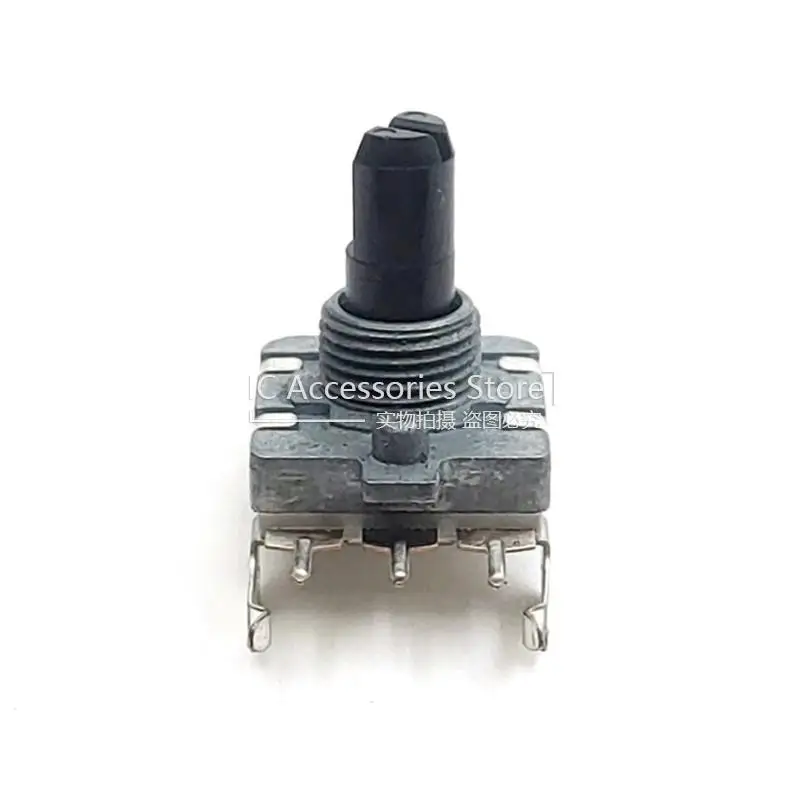 1PCS EC16 Type Rotary Encoder Horizontal 3Pin 24 Positioning 24 Pulse Digital Potentiometer D Shaft Length 15MM